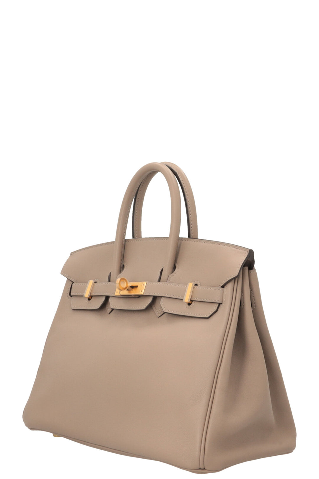 HERMÈS Birkin 25 Retourne Swift Gris Asphalte