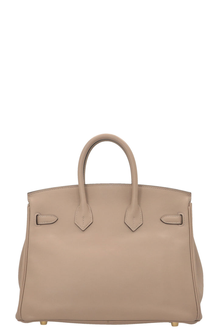 HERMÈS Birkin 25 Retourne Swift Gris Asphalte