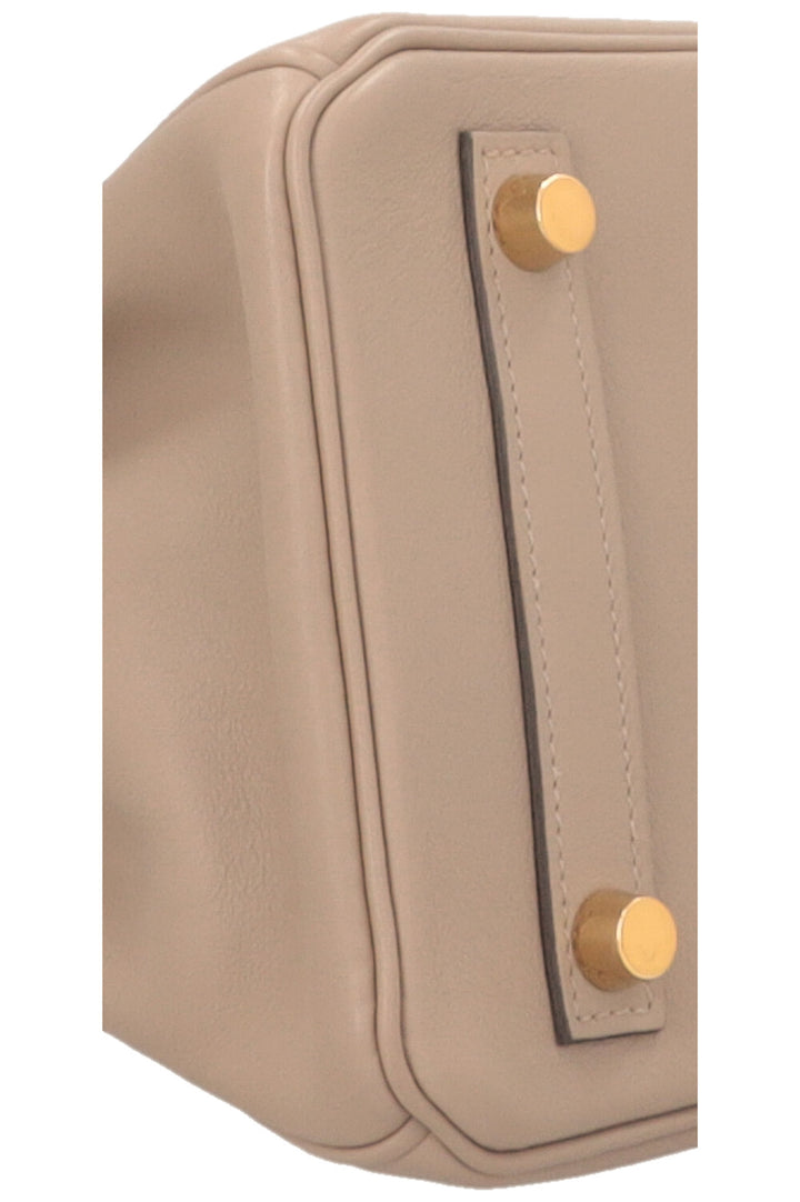 HERMÈS Birkin 25 Retourne Swift Gris Asphalte