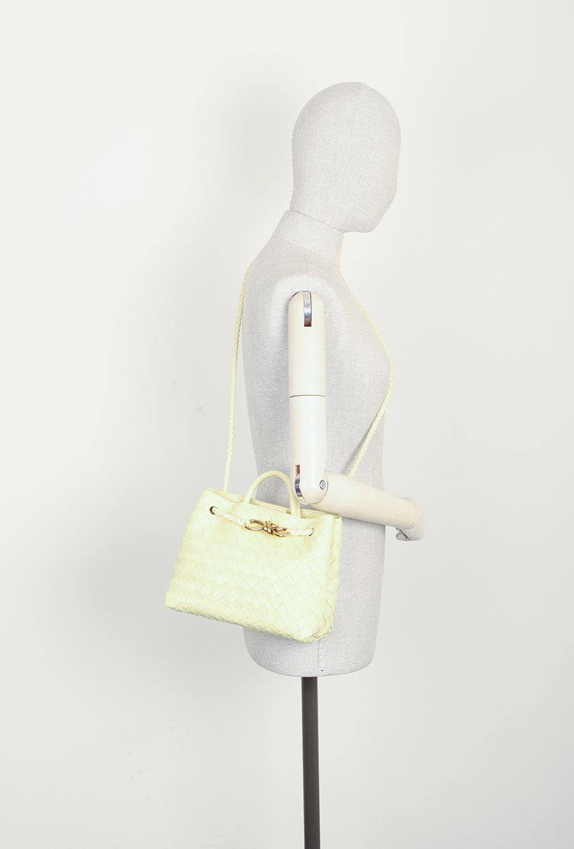 BOTTEGA VENETA Small Andiamo Bag Ice Cream