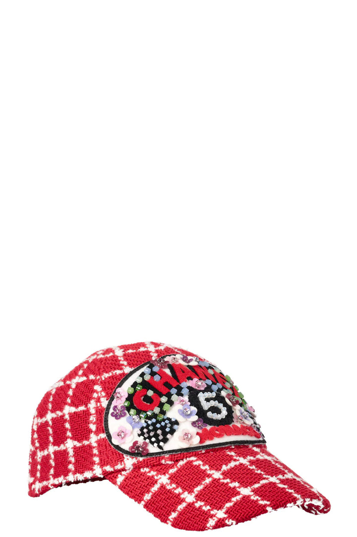 Bonnet en maille CHANEL Monaco 2023 Rouge