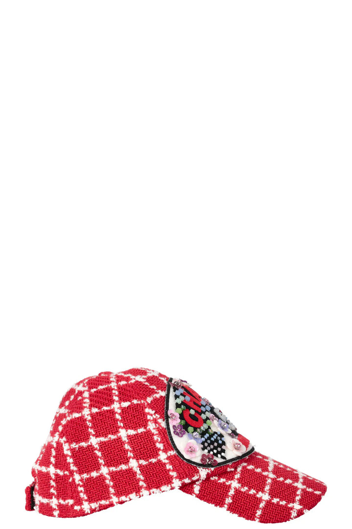 Bonnet en maille CHANEL Monaco 2023 Rouge