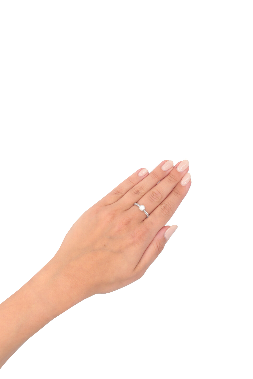 CARTIER Diamond Solitaire 1895 Ring 950 Platinum – REAWAKE