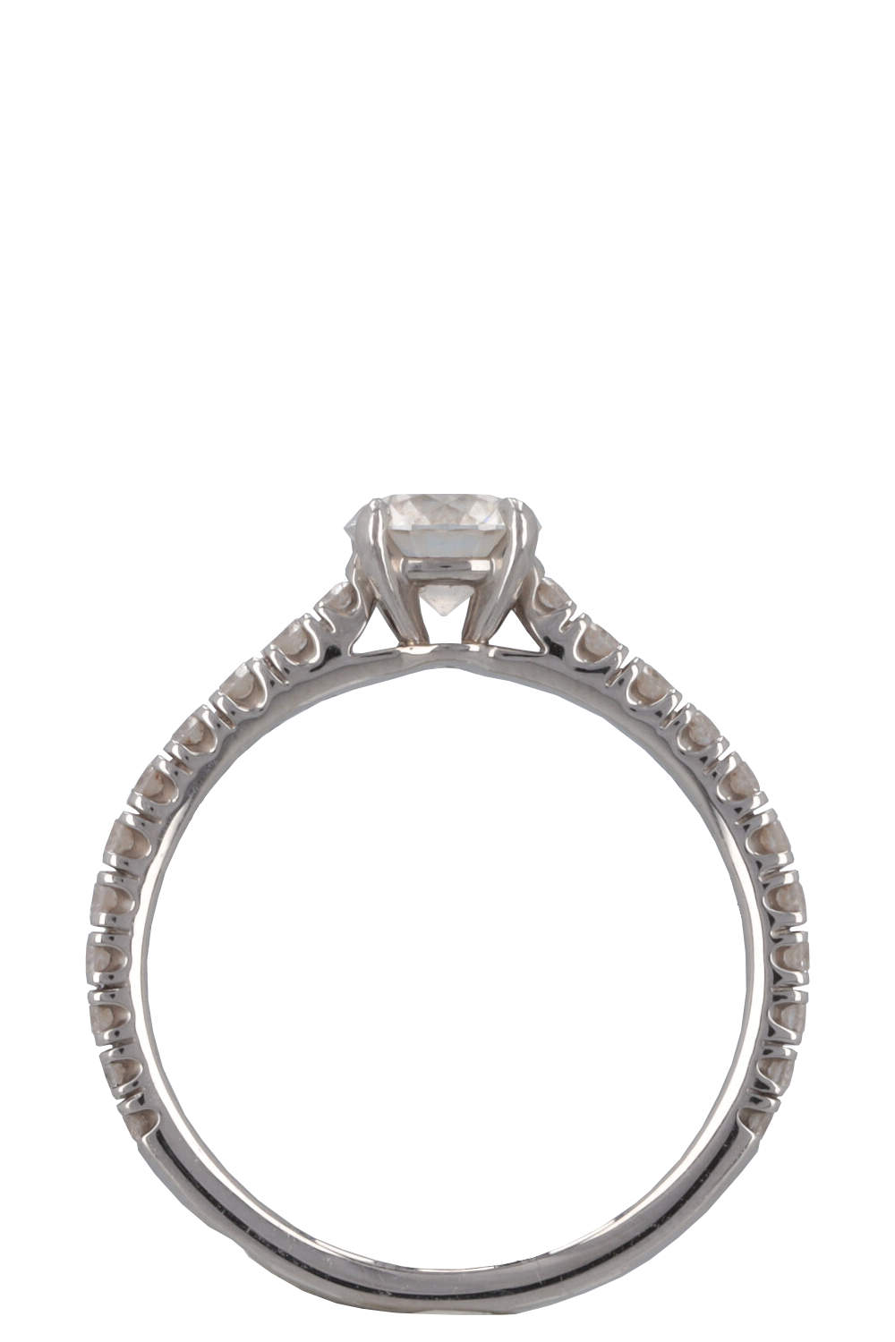 CARTIER Diamond Solitaire 1895 Ring 950 Platinum – REAWAKE