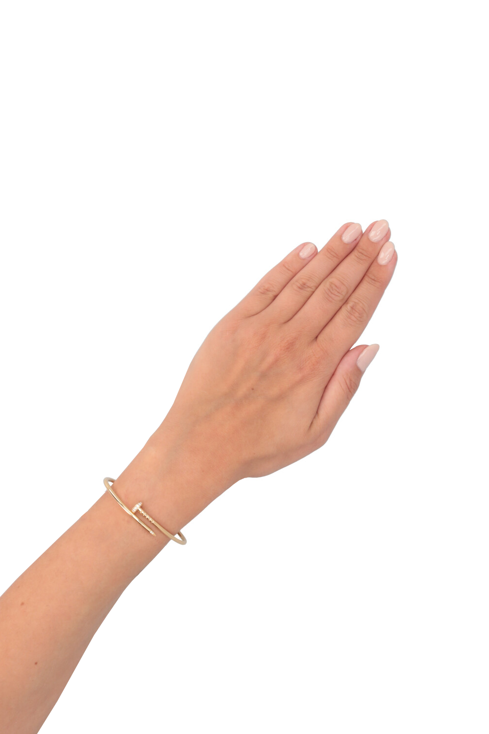 CARTIER Juste Un Clou Bracelet Small 18 Karat Gold Diamonds REAWAKE