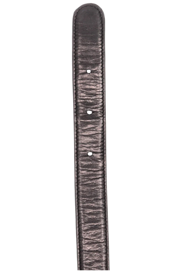 CHANEL Vintage CC Belt Bag Leather Black