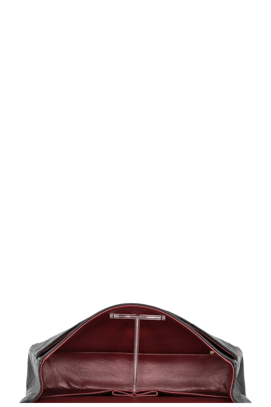 Sac Chanel Vintage Double Rabat Cuir Noir Taille Moyenne