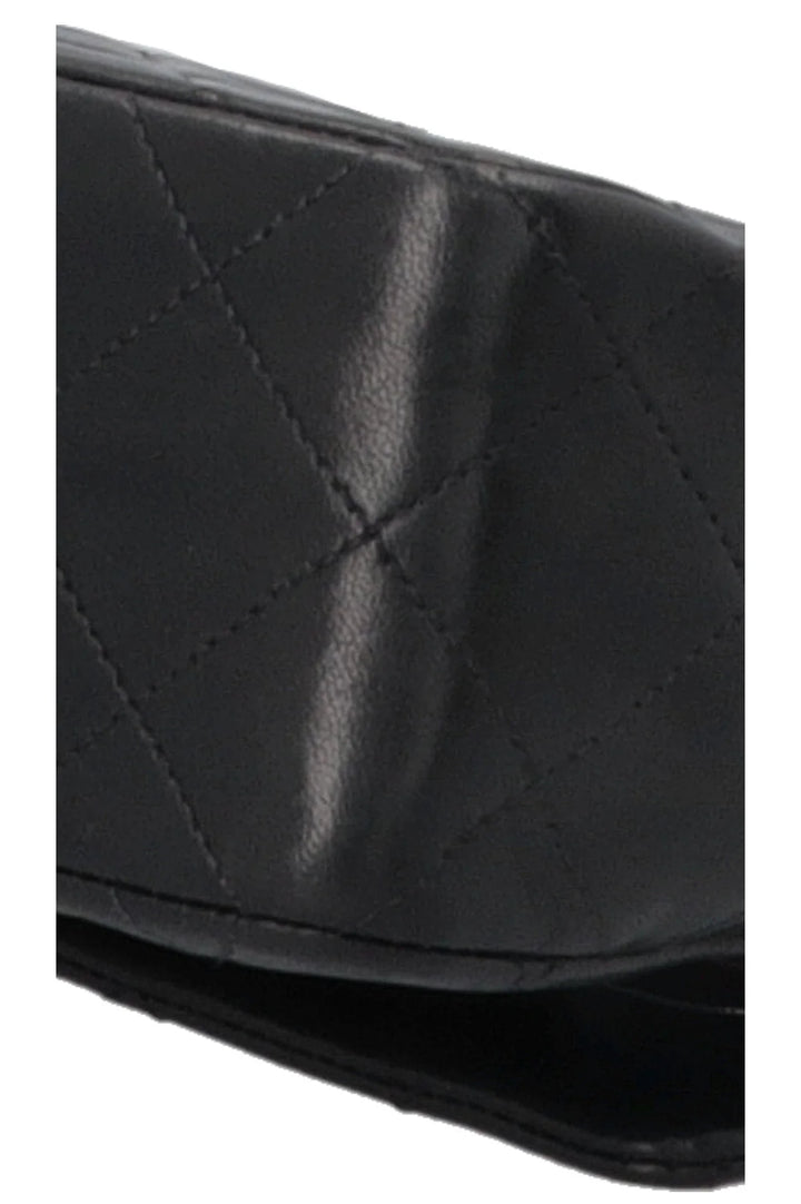 CHANEL Vintage Small Double Flap Bag Black