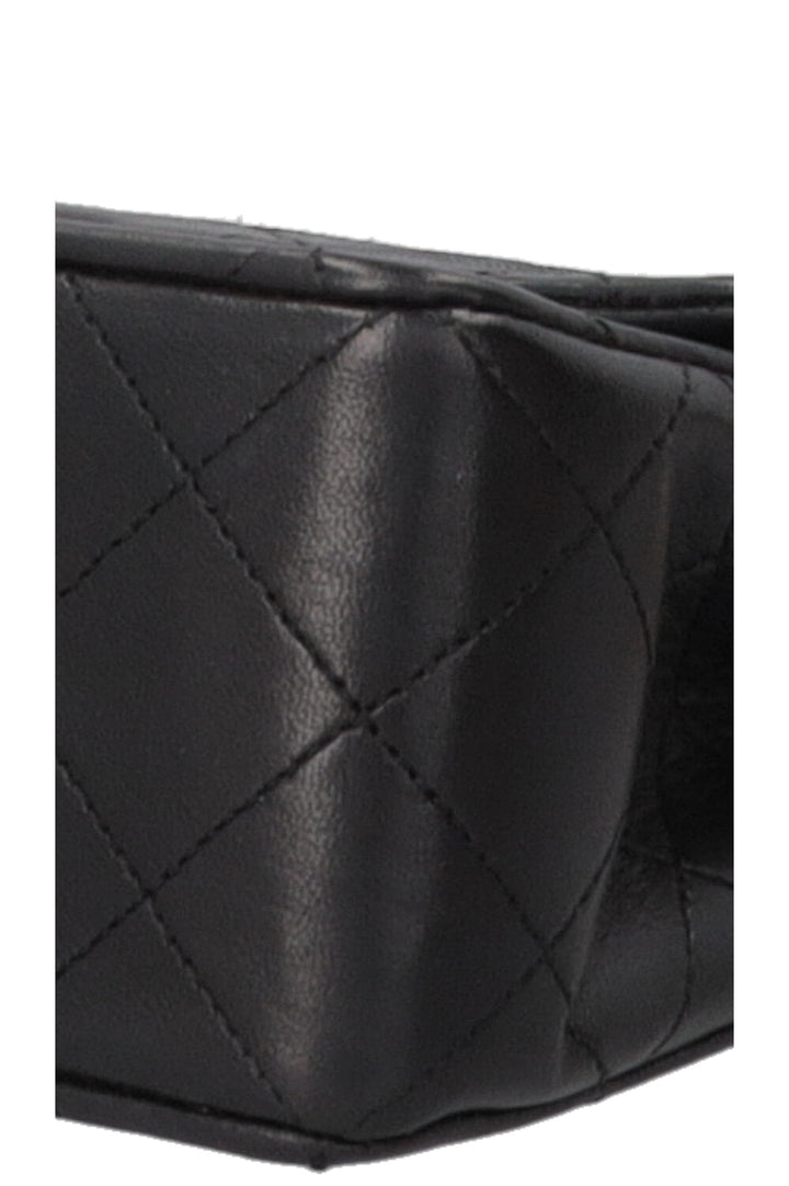 Chanel Vintage Double Flap Petit Cuir Noir