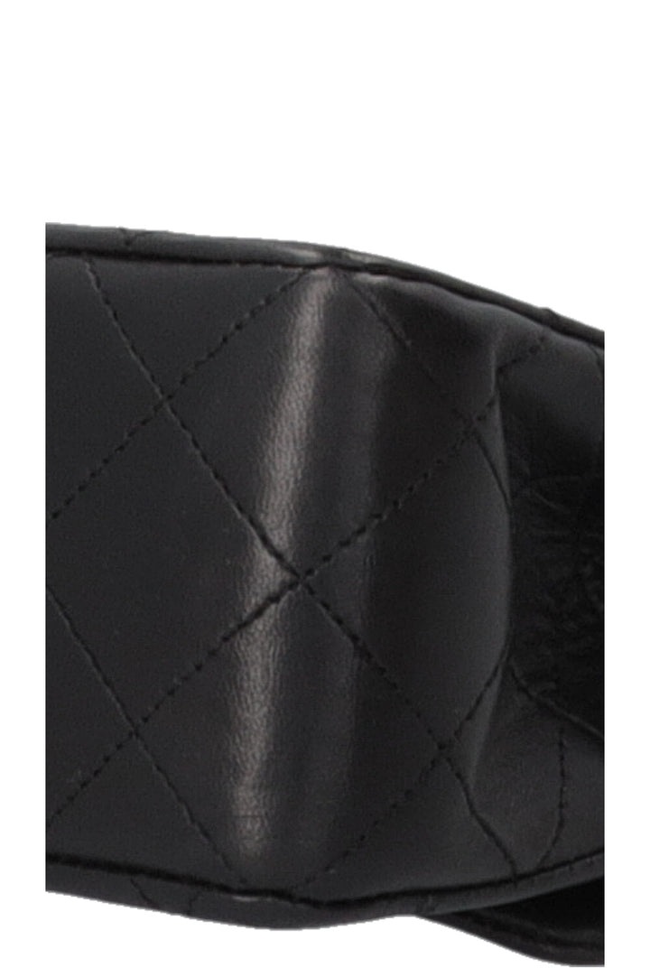 Chanel Vintage Double Flap Petit Cuir Noir