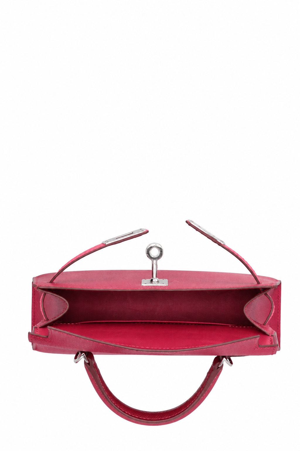 HERMÈS Mini Kelly Epsom Tricolore Rubis Rose Azalee Rouge H