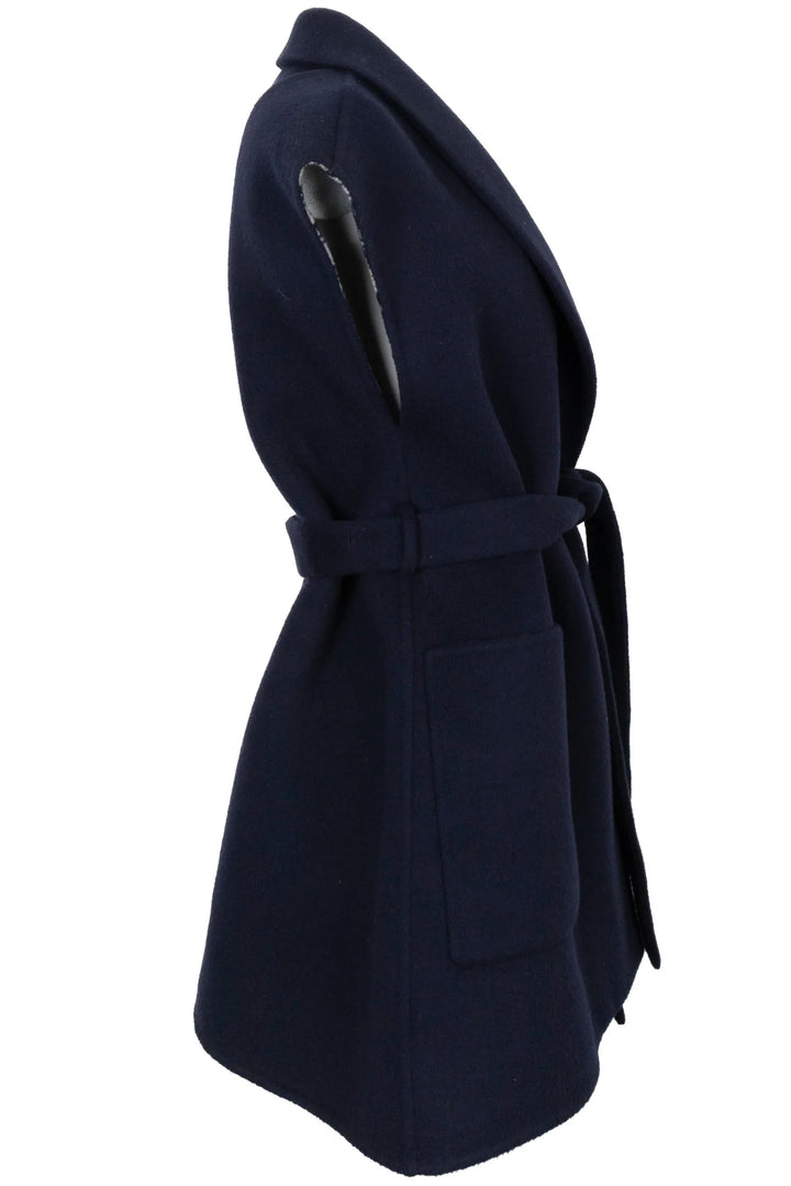 CHRISTIAN DIOR Oblique Belted Sleeveless Vest Navy