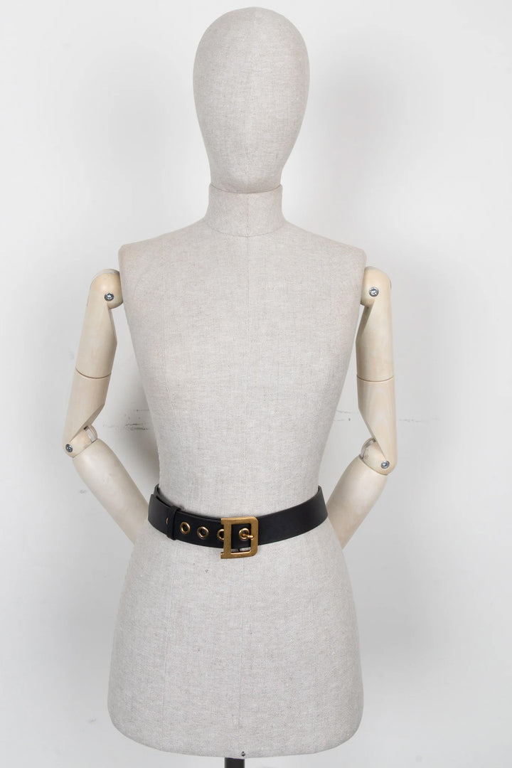 CHRISTIAN DIOR D-Fence Belt Black