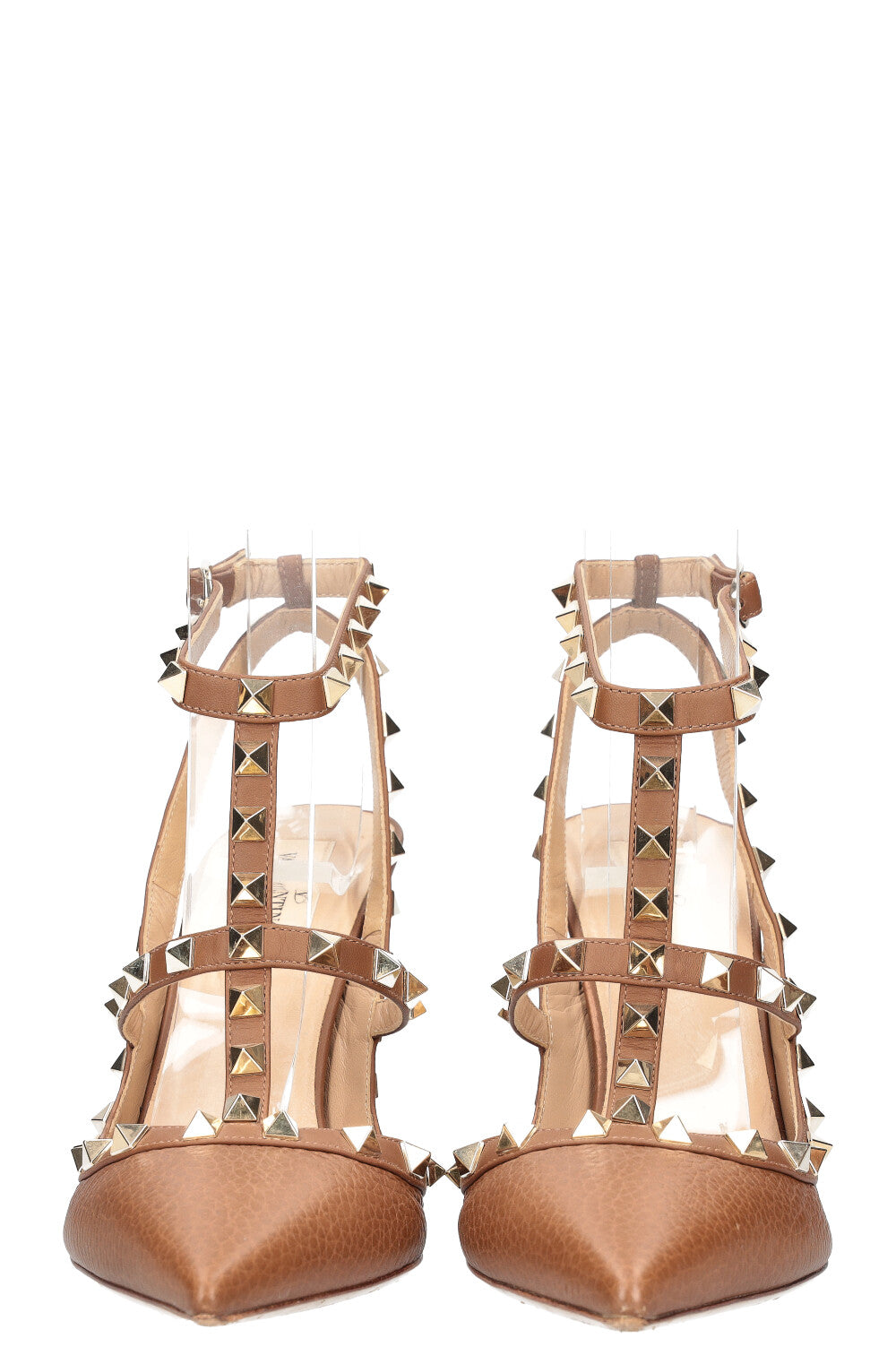 VALENTINO Rockstud Heels Brown