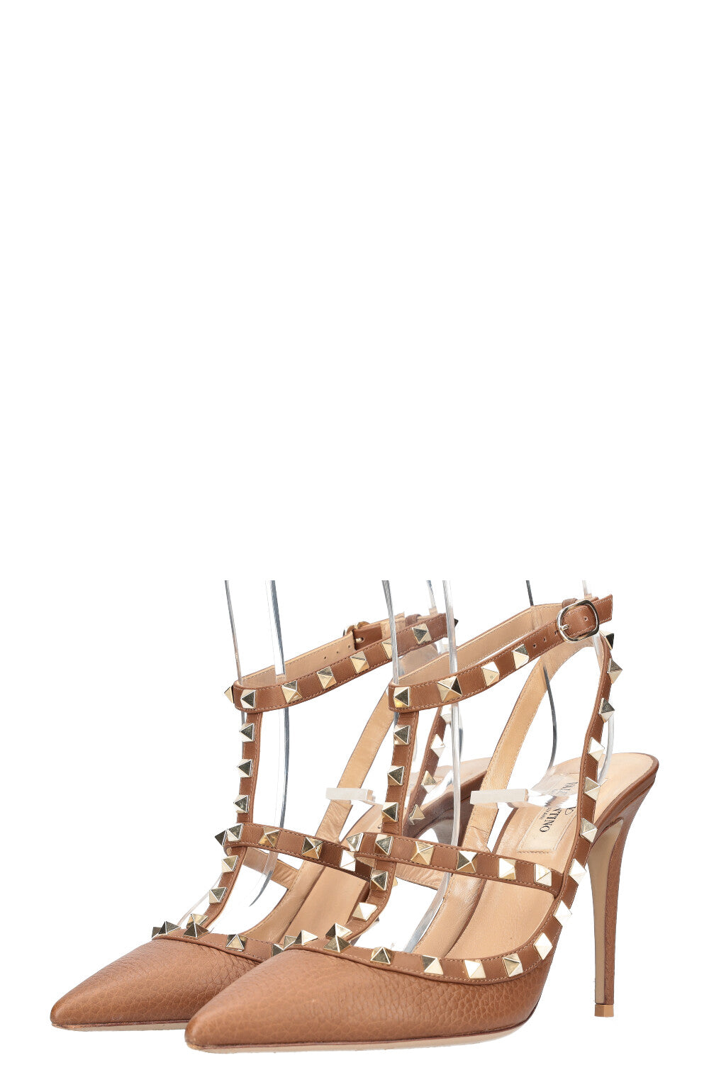 VALENTINO Rockstud Heels Brown