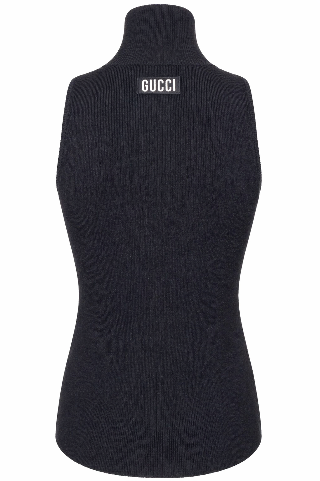 GUCCI Pull à Col Roulé Maille Noir