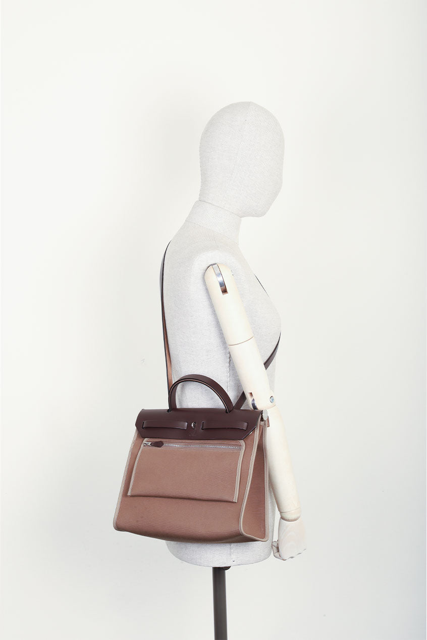 HERMÈS Herbag Zip 31 Brown – REAWAKE - Main Image