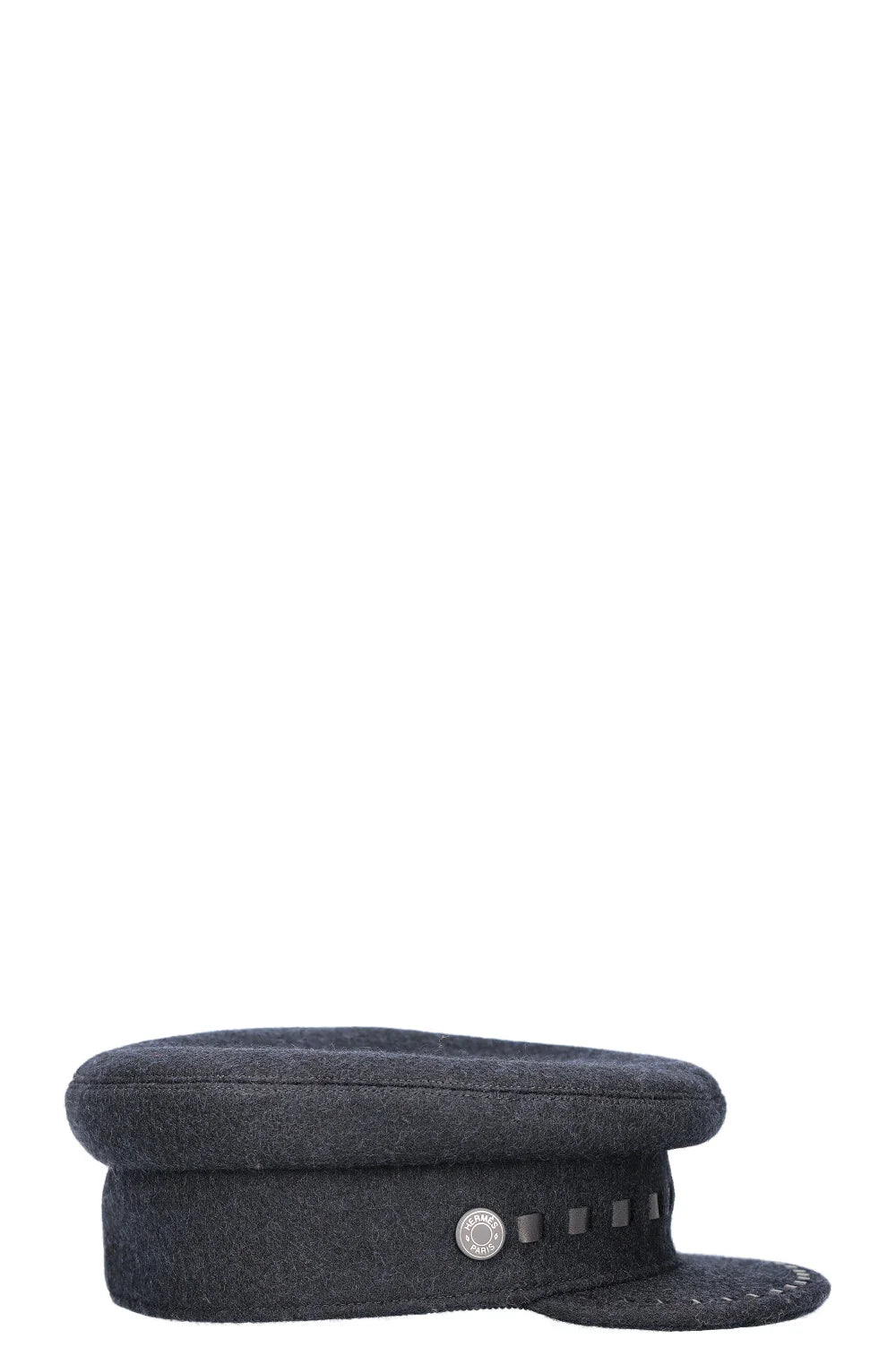 HERMÈS Chapeau Laine Noir