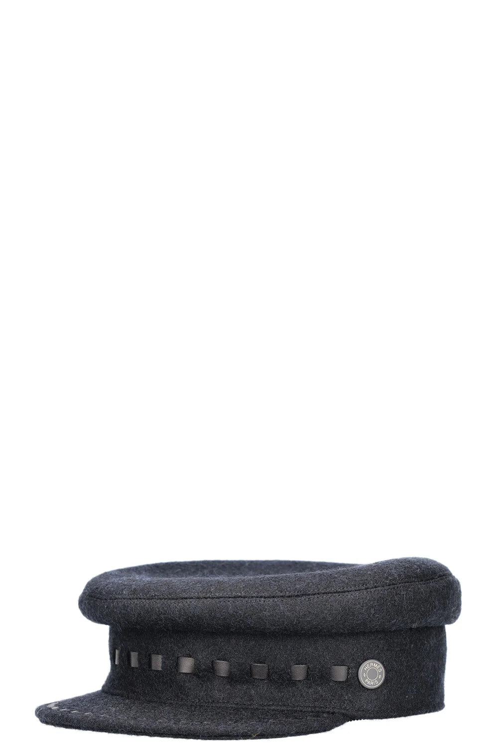 HERMÈS Chapeau Laine Noir