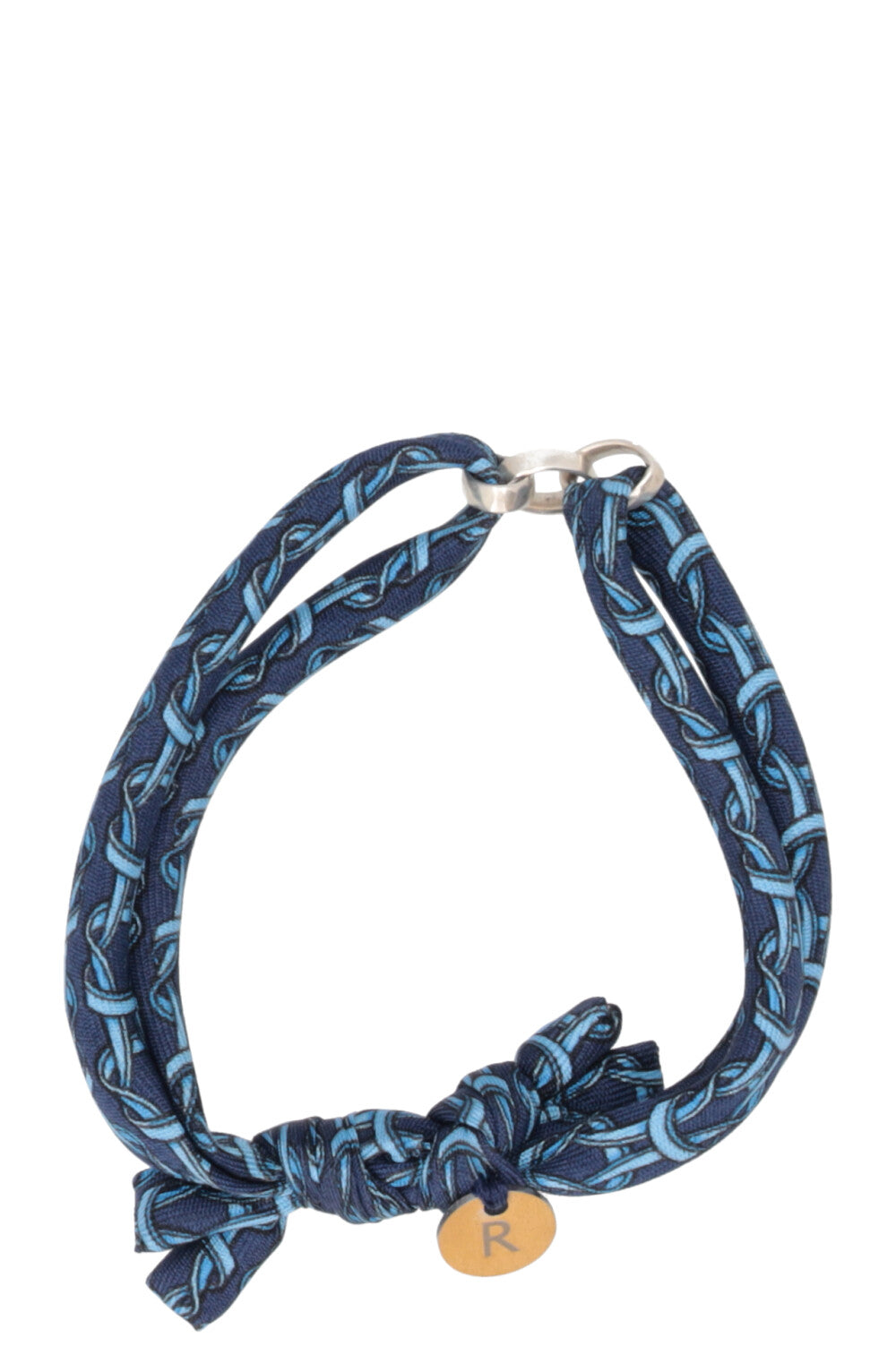 UNFOLD Hermès Silk Bracelet Silver