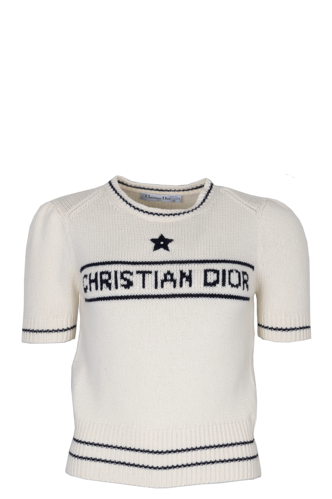 Law Crop Top Christian Dior J'Adore Dior Tank Top White Cotton