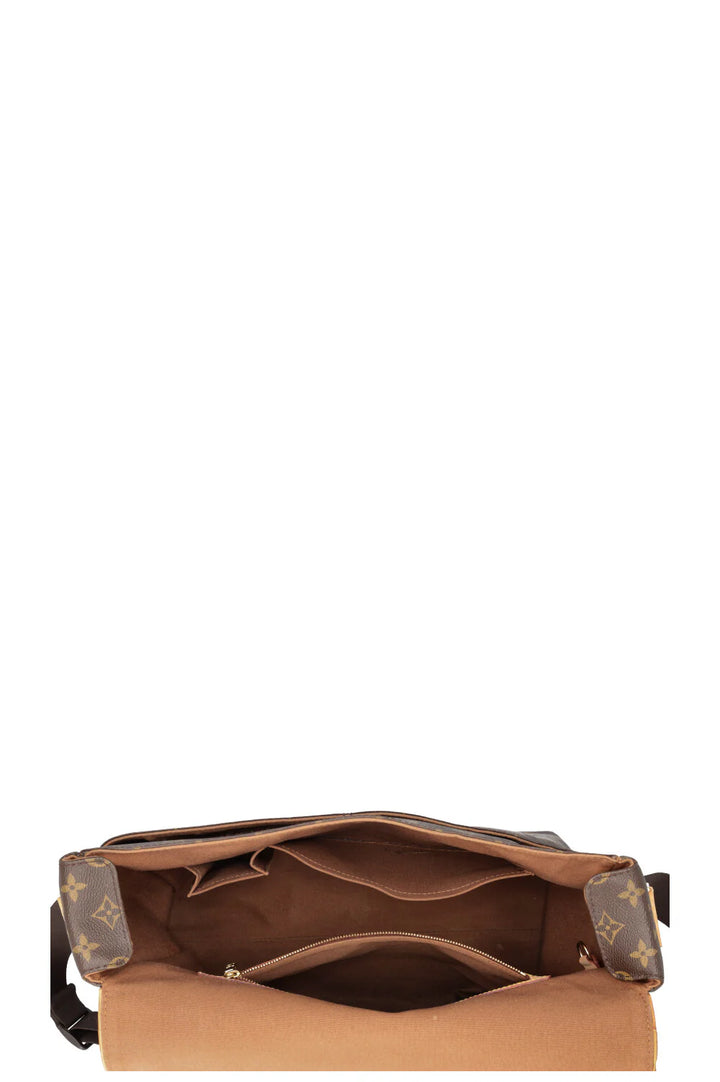 LOUIS VUITTON Sac Messager Abbesses MNG Toile