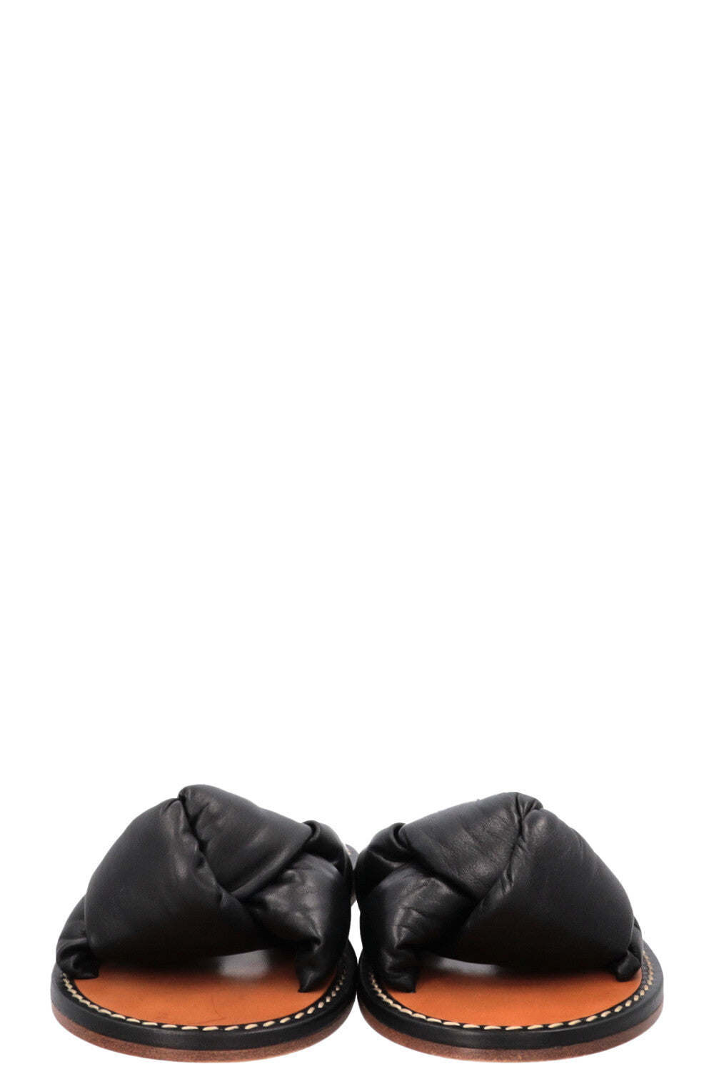 MIUMIU Padded Knot Mules Black
