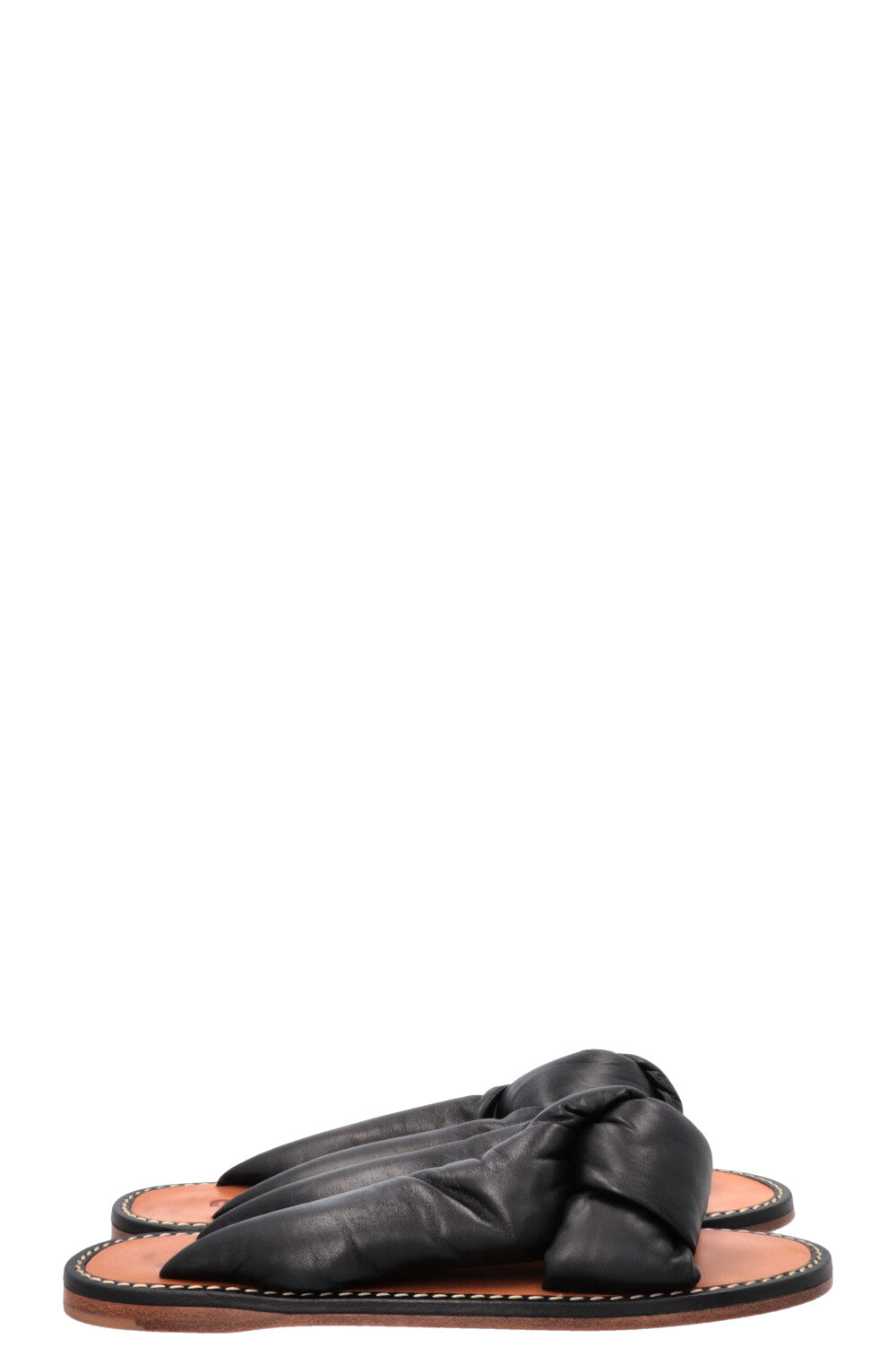 MIUMIU Padded Knot Mules Black