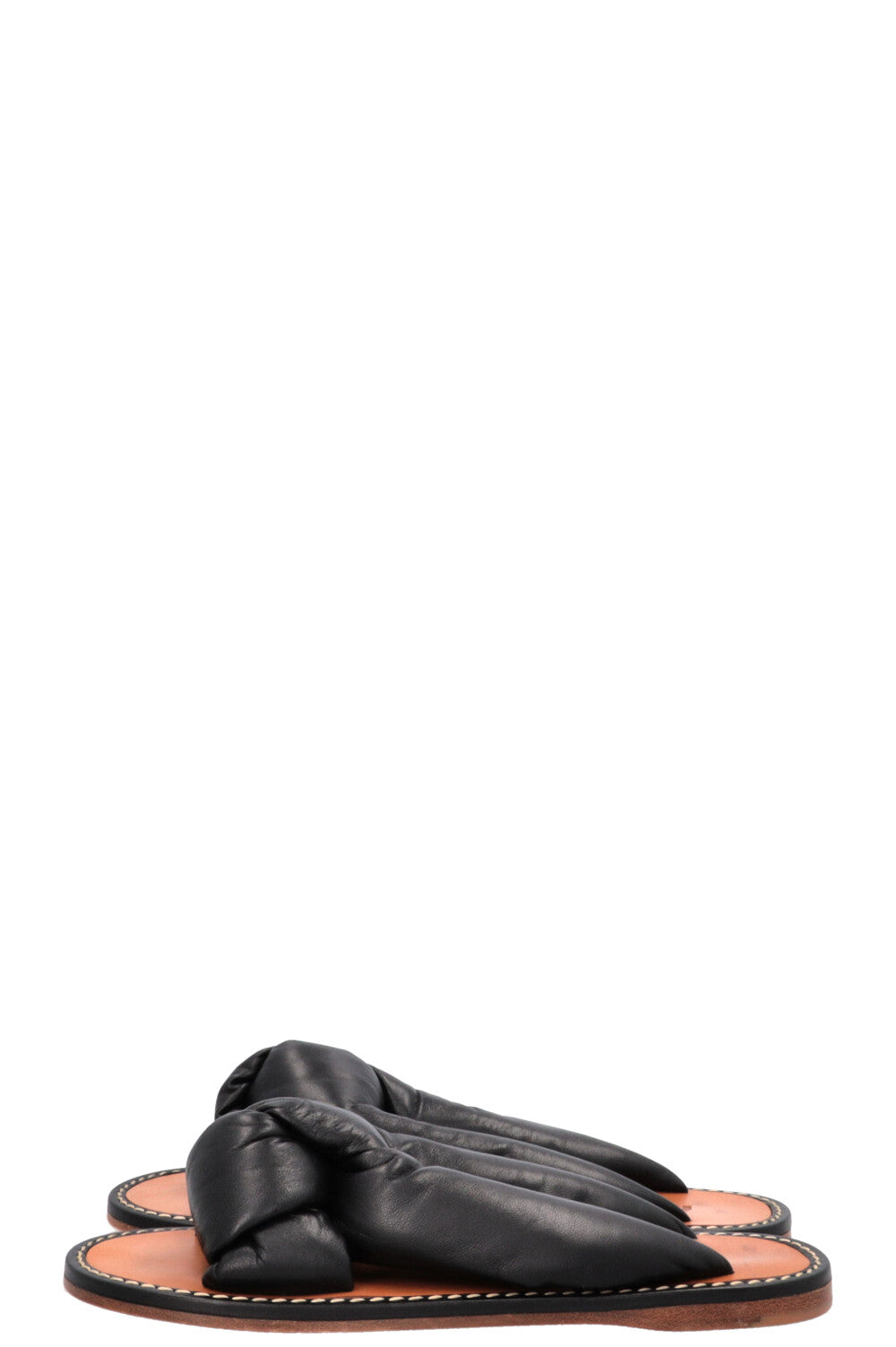 MIUMIU Padded Knot Mules Black