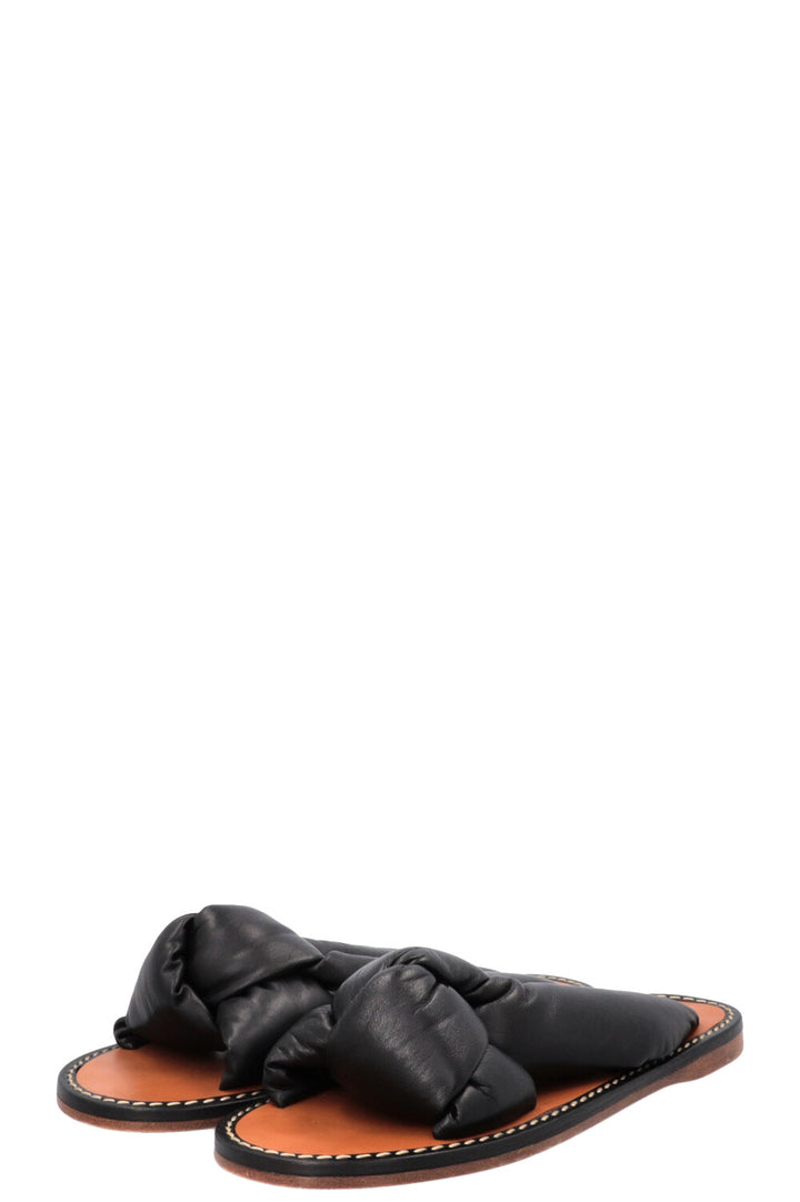 MIUMIU Padded Knot Mules Black