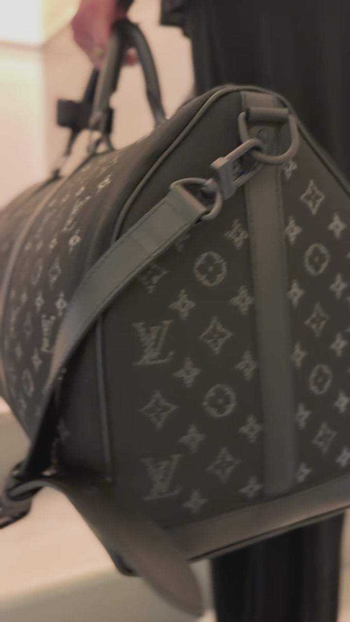 LOUIS VUITTON Light Up Keepall 50 Noir