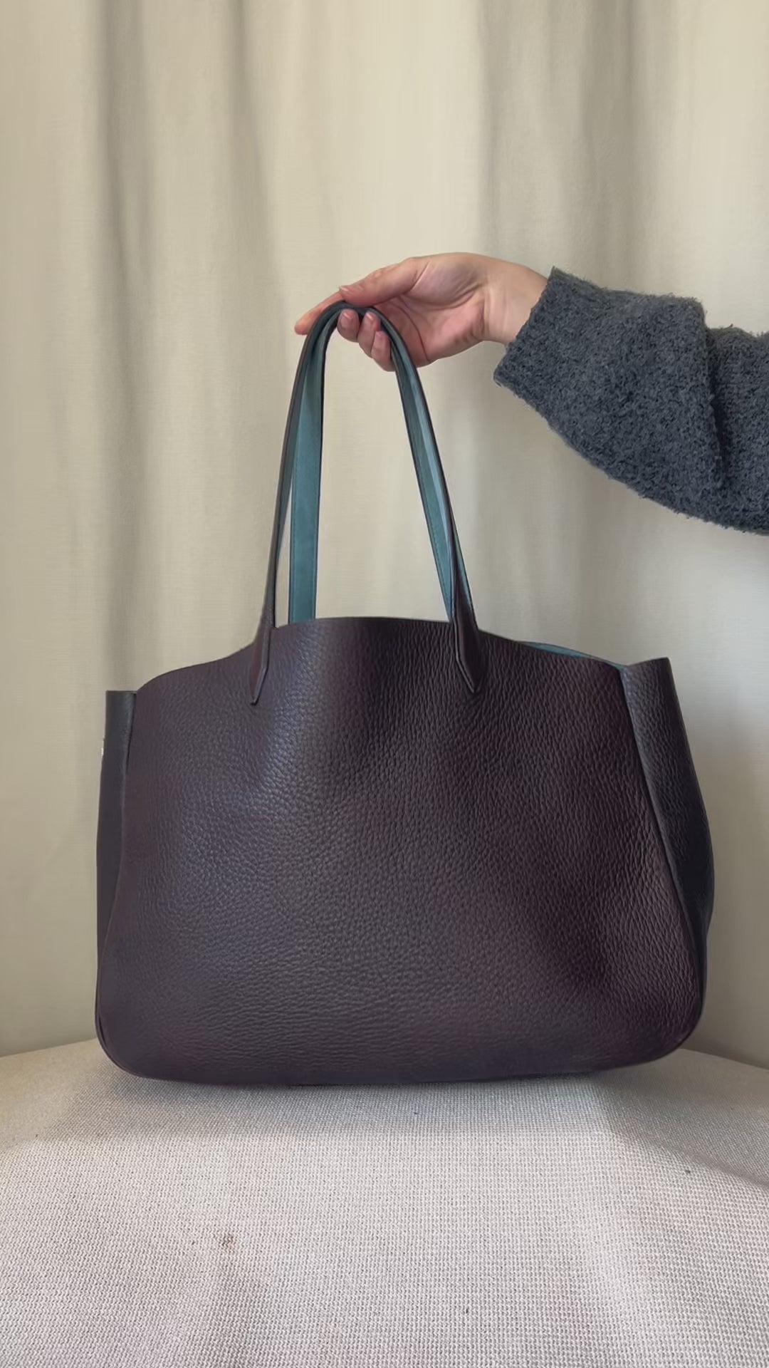 Sac LORO PIANA grand modèle marron
