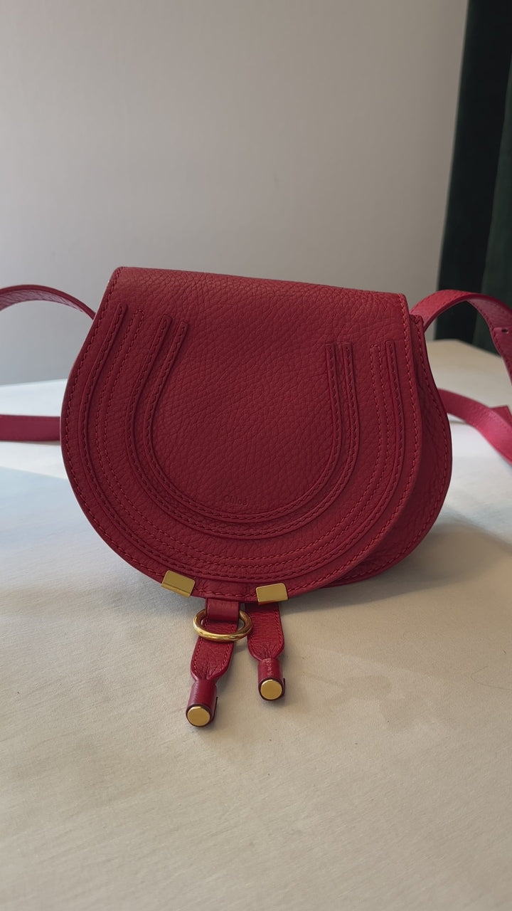 CHLOÉ Crossbody Marcie Bag Berry