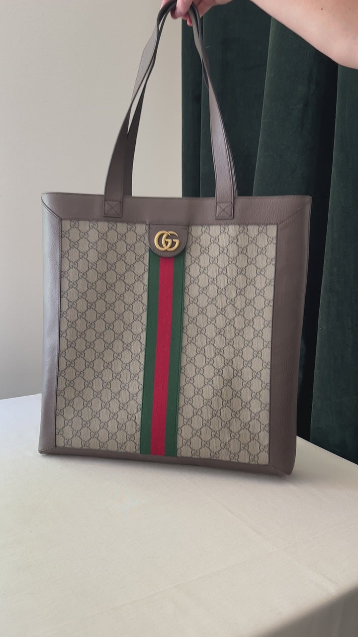 GUCCI Ophidia Soft GG Supreme Large Tote