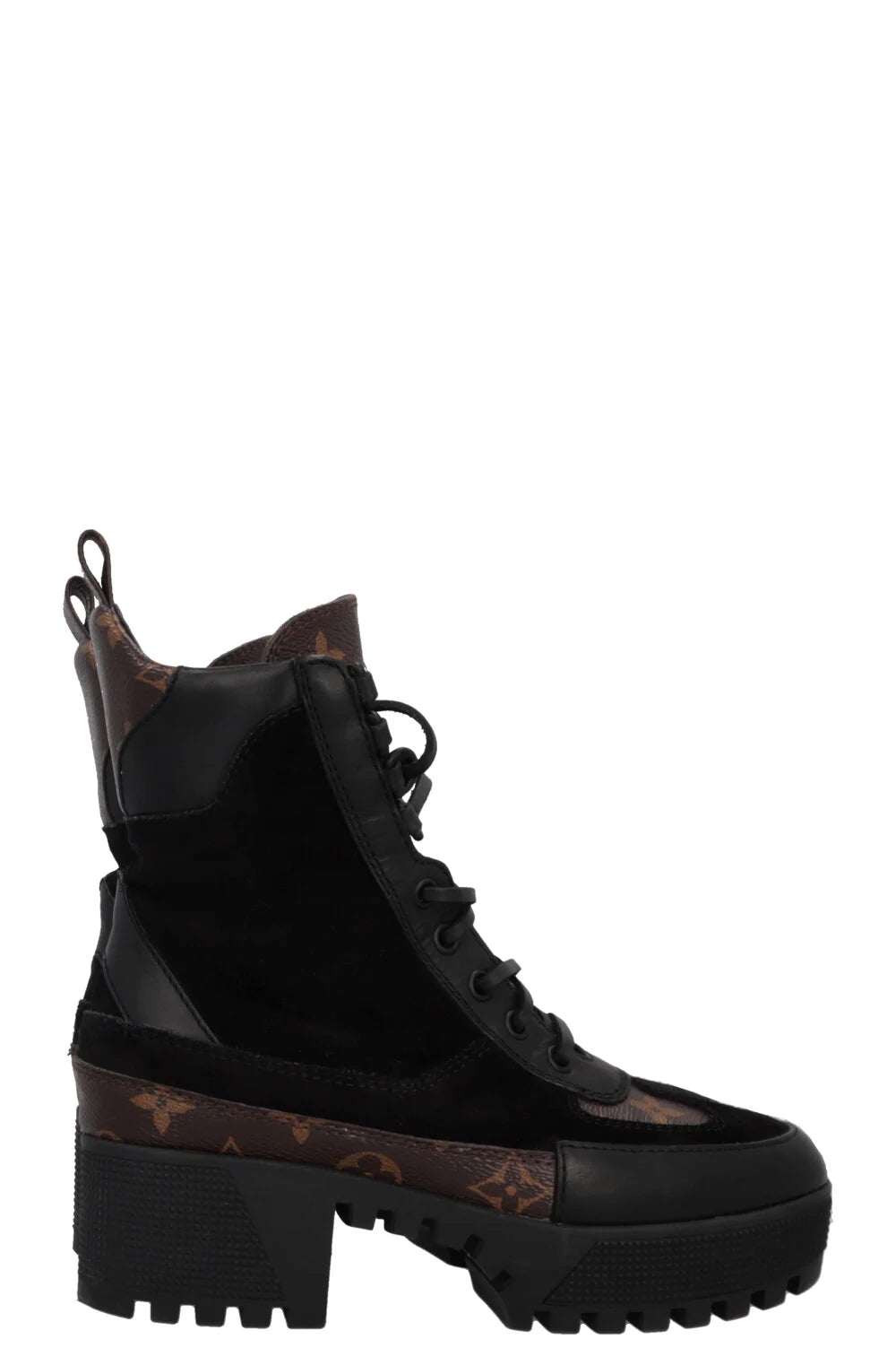 LOUIS VUITTON Laureate Boots Black MNG