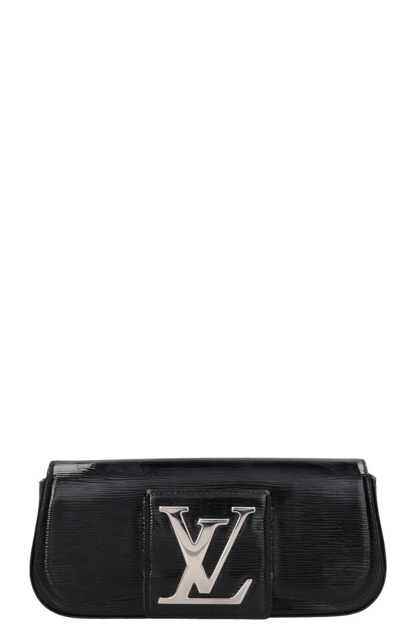 LOUIS VUITTON Sobe Clutch Electric Epi Leather Black
