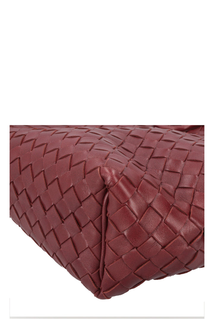 BOTTEGA VENETA The Lauren 1980 Intrecciato Pouch Bordeaux
