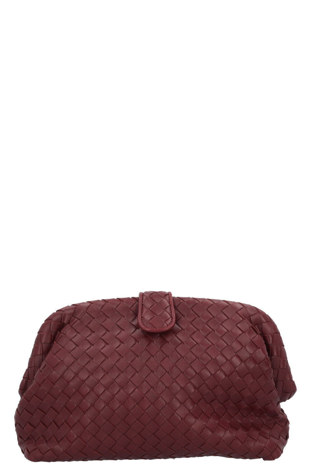BOTTEGA VENETA The Lauren 1980 Intrecciato Pouch Bordeaux