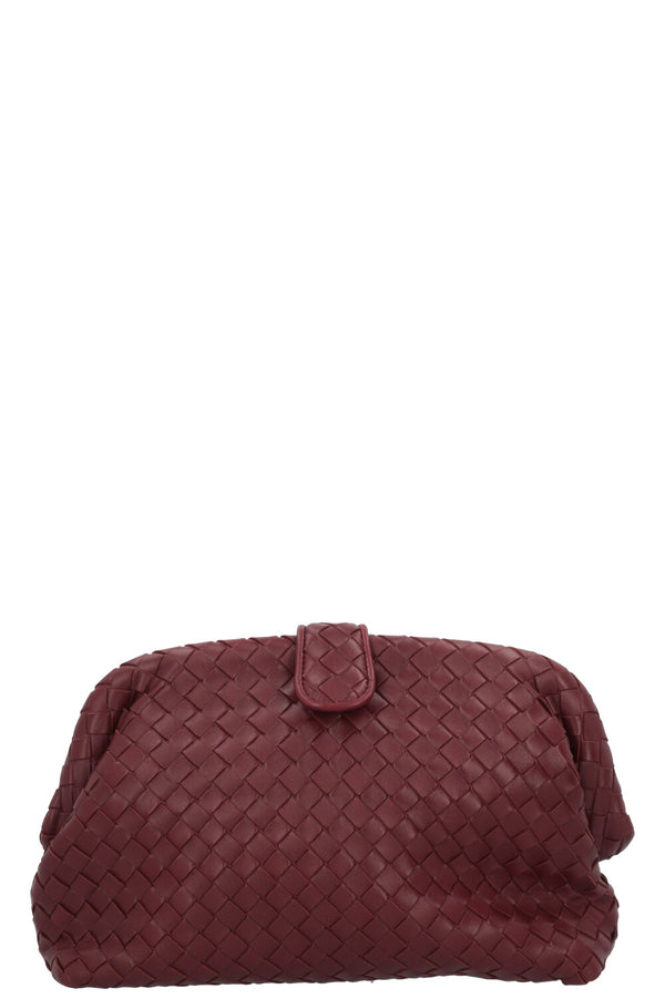 BOTTEGA VENETA The Lauren 1980 Intrecciato Pouch Bordeaux