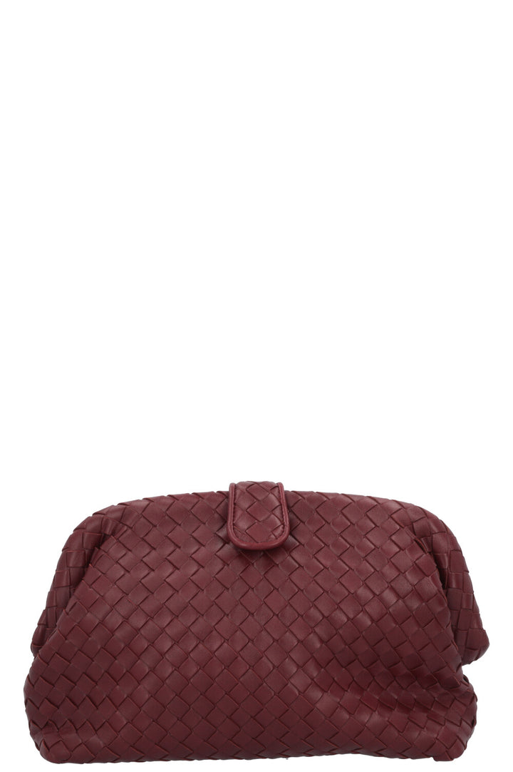 BOTTEGA VENETA The Lauren 1980 Intrecciato Pouch Bordeaux
