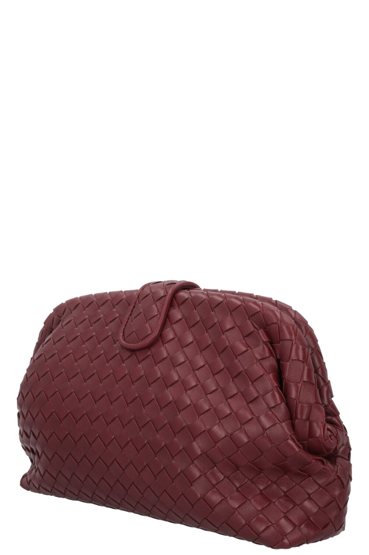 BOTTEGA VENETA The Lauren 1980 Intrecciato Pouch Bordeaux