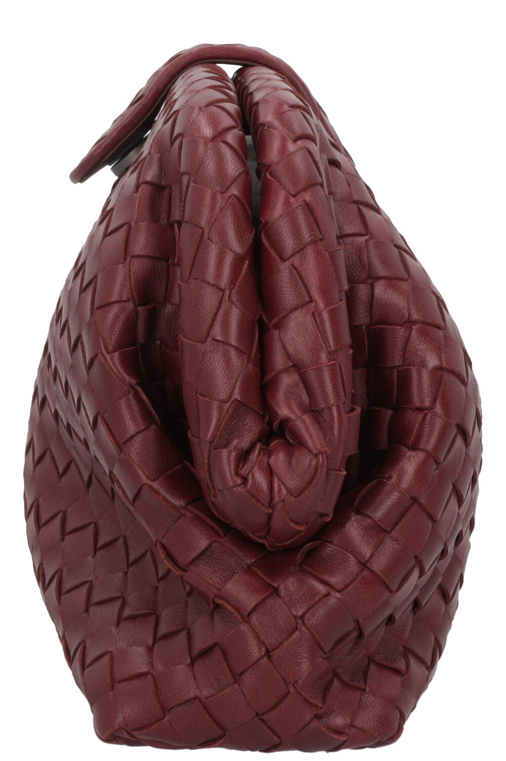 BOTTEGA VENETA The Lauren 1980 Intrecciato Pouch Bordeaux