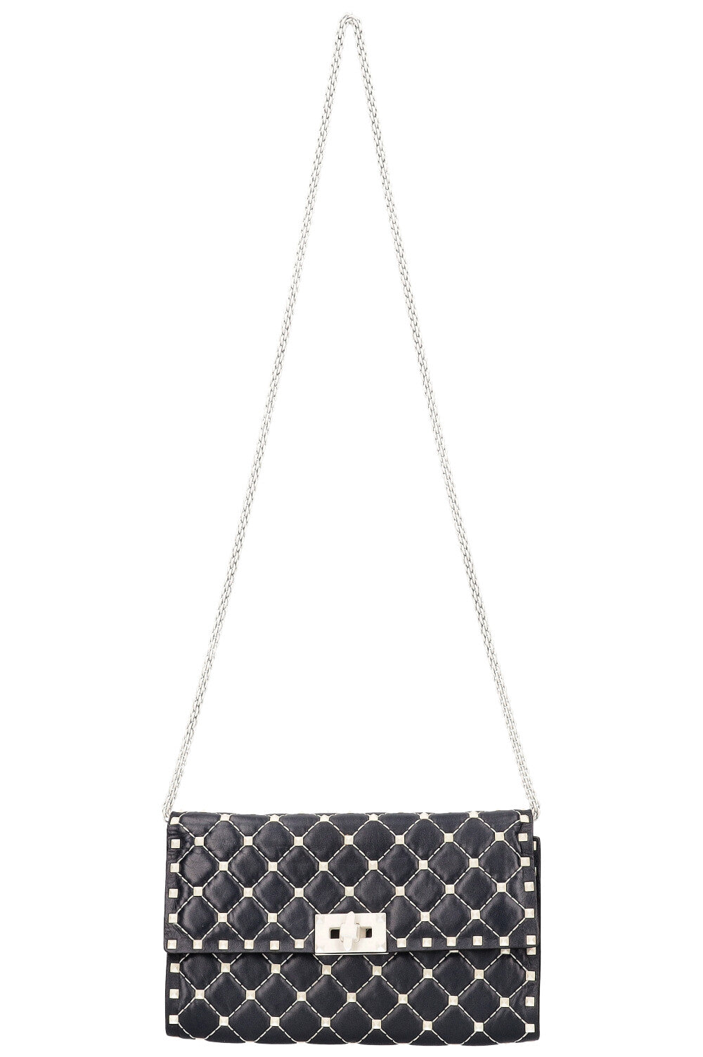 VALENTINO Rockstud Spike Crossbody Bag Blue