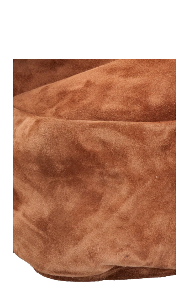 SAINT LAURENT Sac Jamie Grand Modèle en daim cognac