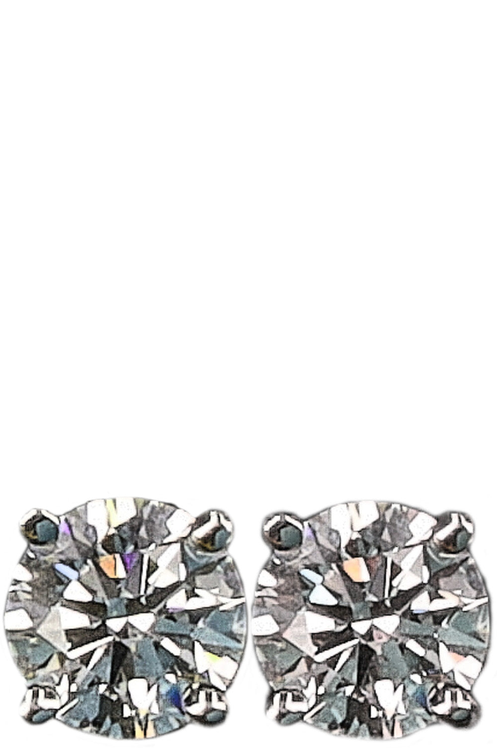 TIFFANY&CO. 1ct Solitaire Platinum Earrings