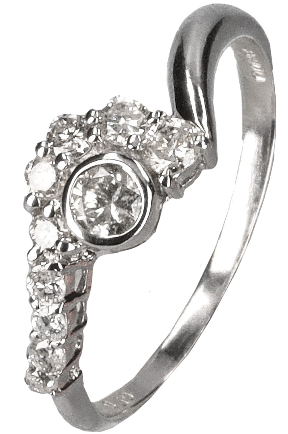 VINTAGE JEWELRY Shooting Star Ring Diamonds