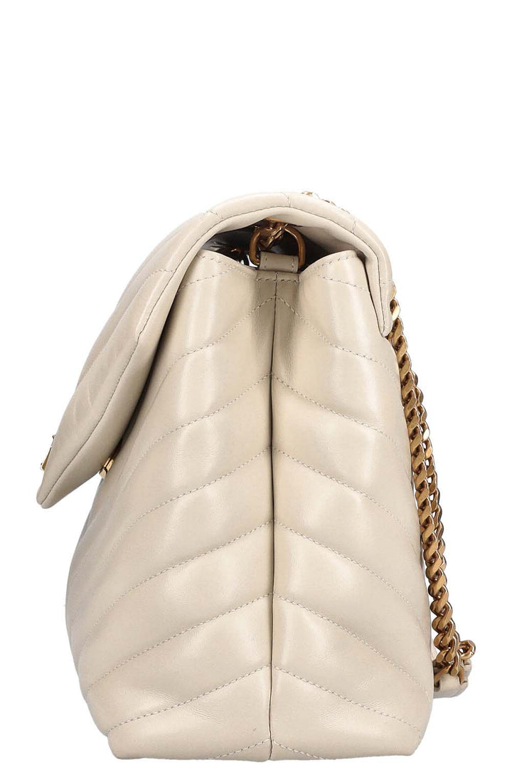 SAINT LAURENT Loulou Bag Medium Ivory