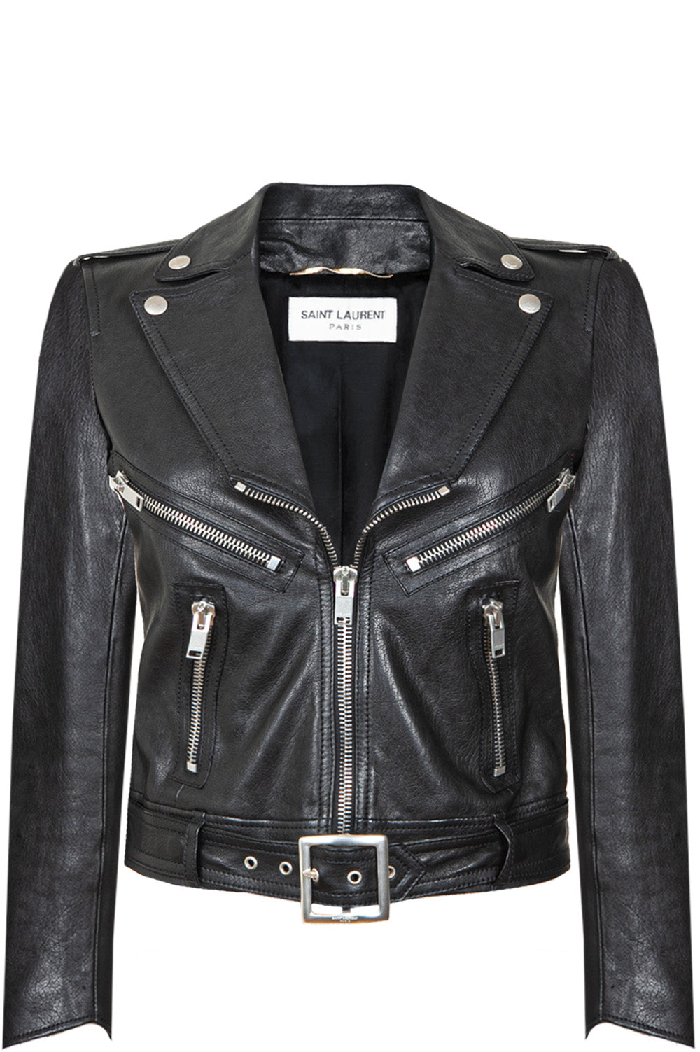 SAINT LAURENT Biker Jacket Black