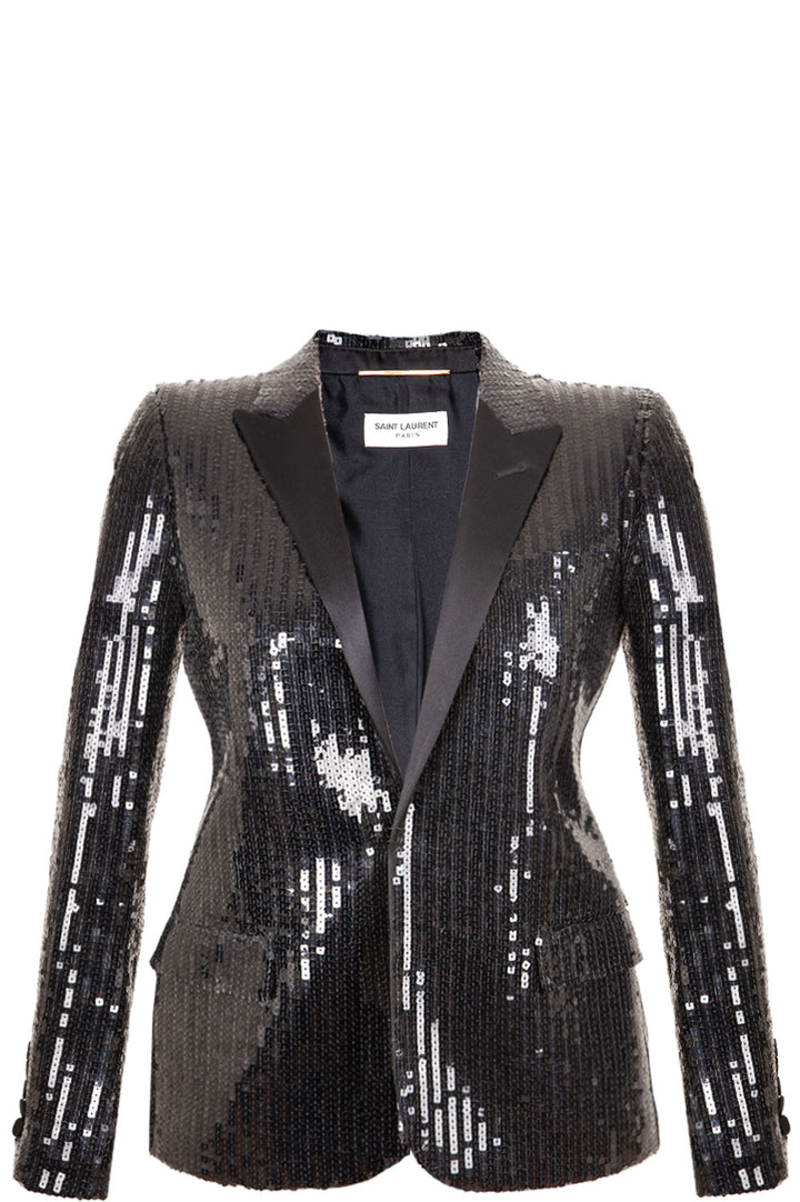 Saint Laurent Sequins Jacket FW 2017 Black