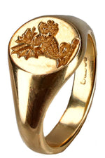BENTLEY & SKINNER Ring Signet Gold
